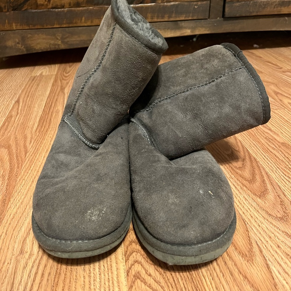 Gray Classic Uggs - image 3